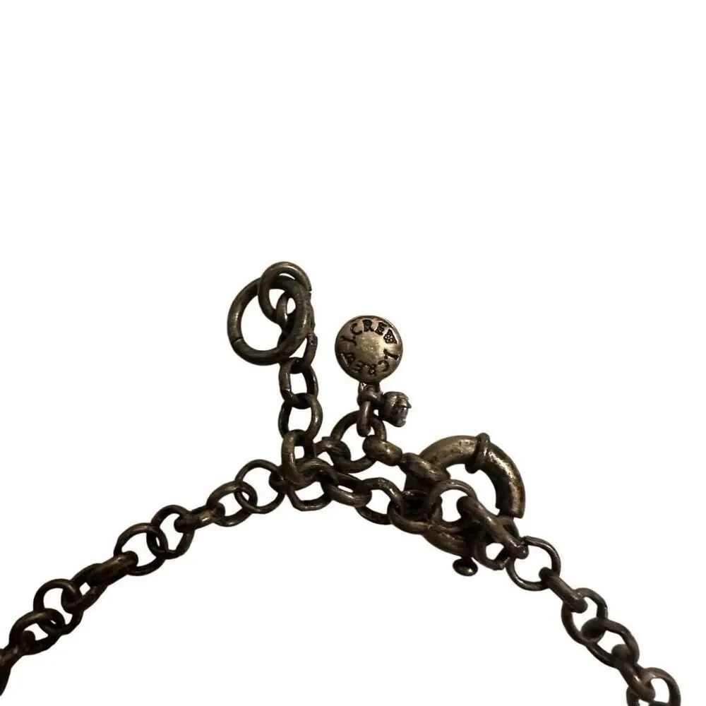 J. Crew green with crystal statement necklace - Picture 5 of 7